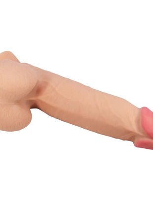 PRETTY LOVE - SLIDING SKIN SERIES REALISTISCHER DILDO MIT GLEITENDEM HAUT-SAUGNAP 21,8 CM