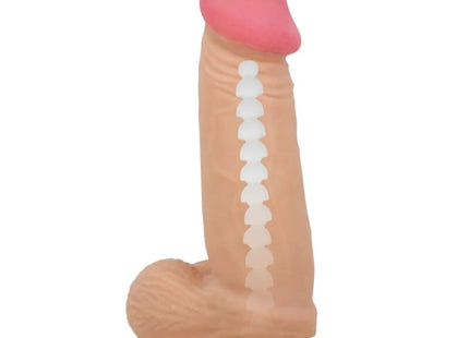 PRETTY LOVE - SLIDING SKIN SERIES REALISTISCHER DILDO MIT SLIDING SKIN SAUGNAPF 19,4 CM