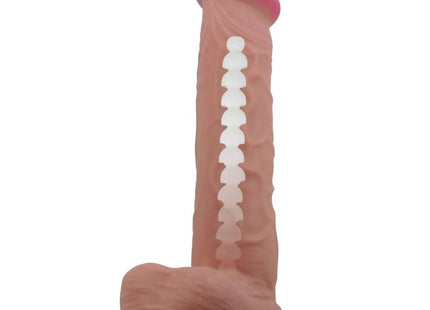 PRETTY LOVE - SLIDING SKIN SERIES REALISTISCHER DILDO MIT SLIDING SKIN SAUGNAPF BRAUN 26 CM
