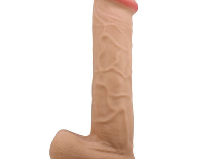 PRETTY LOVE - SLIDING SKIN SERIES REALISTISCHER DILDO MIT SLIDING SKIN SAUNAPF FLEISCH 26 CM