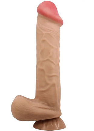 PRETTY LOVE - SLIDING SKIN SERIES REALISTISCHER DILDO MIT SLIDING SKIN SAUNAPF FLEISCH 26 CM