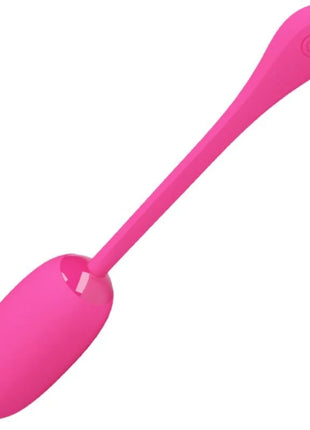 Pink silikon eiförmiger vibrator mit langem griff und einschalttaste von Pretty Love Smart Julius
