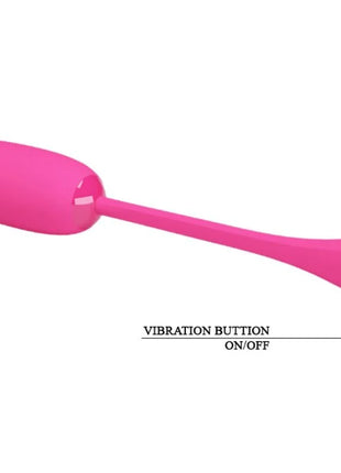 Rosa silikon vibrierendes ei mit schlankem griff und an aus vibrationstaste von pretty love smart julius