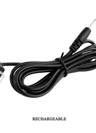 Schwarzes usb-zu-35mm audiokabel für pretty love smart julius vibrierendes ei mit usb-a und 35mm stecker