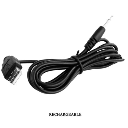 Schwarzes usb-zu-35mm audiokabel für pretty love smart julius vibrierendes ei mit usb-a und 35mm stecker