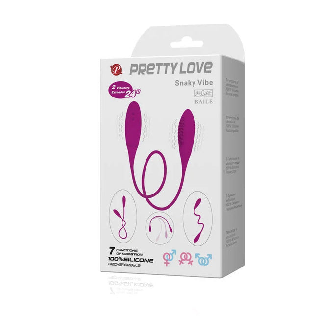 PRETTY LOVE - SNAKY DELUXE VIBRATOR 7 V - Anal-Vaginalvibratoren