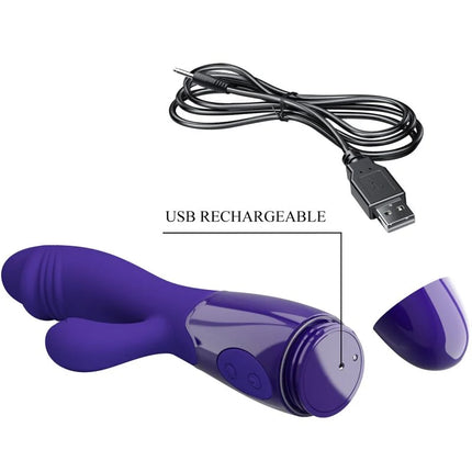 PRETTY LOVE - SNAPPY VIBRATOR & G-SPOT-STIMULATOR VIOLETT - Rabbit-Vibrator