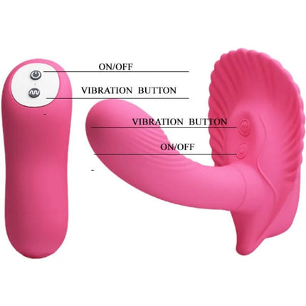 PRETTY LOVE - STIMULIERENDE SCHALE MIT FERNBEDIENUNG - G-Punkt-Vibrator