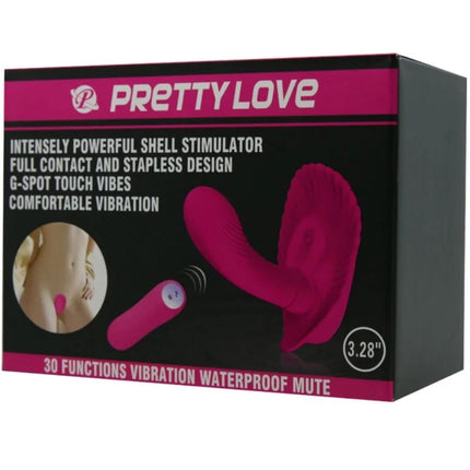 PRETTY LOVE - STIMULIERENDE SCHALE MIT FERNBEDIENUNG - G-Punkt-Vibrator