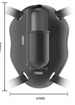 Schwarzes plastikwrestlingkopfgear mit verstellbaren riemen im produkt pretty love strap-on mit carter vibrierender bullet