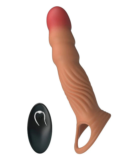 PRETTY LOVE – STRUKTURIERTE PENISHÜLLE MIT VIBRATION UND FERNBEDIENUNG