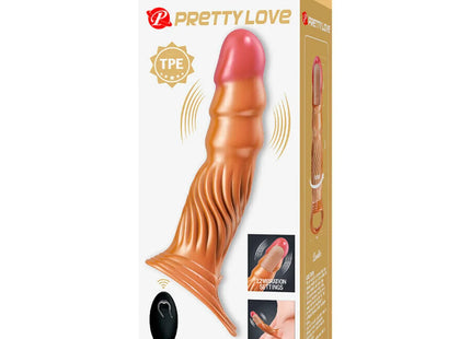 PRETTY LOVE – STRUKTURIERTE PENISHÜLLE MIT VIBRATION UND FERNBEDIENUNG
