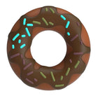 Pretty love super donut penisring braun mit schokoüberzug und bunten streuseln in türkis grün und lila