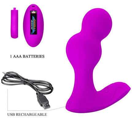 PRETTY LOVE - TERRANCE ANAL VIBRATOR MASSAGER MIT FERNBEDIENUNG - Prostata-Vibratoren