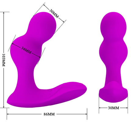 PRETTY LOVE - TERRANCE ANAL VIBRATOR MASSAGER MIT FERNBEDIENUNG - Prostata-Vibratoren