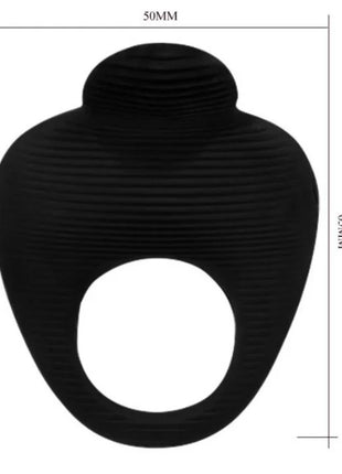 PRETTY LOVE - THIMBLE VIBRATORRING SCHWARZ - Penisring mit Vibration