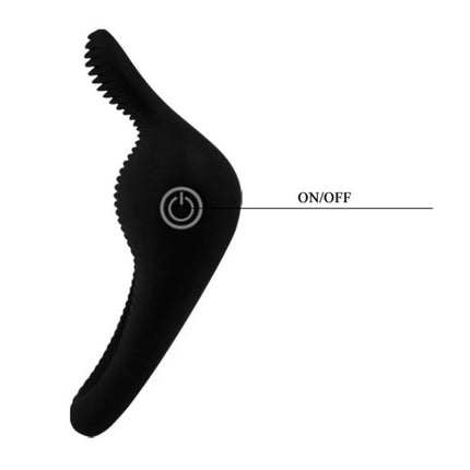 PRETTY LOVE - THIMBLE VIBRATORRING SCHWARZ - Penisring mit Vibration