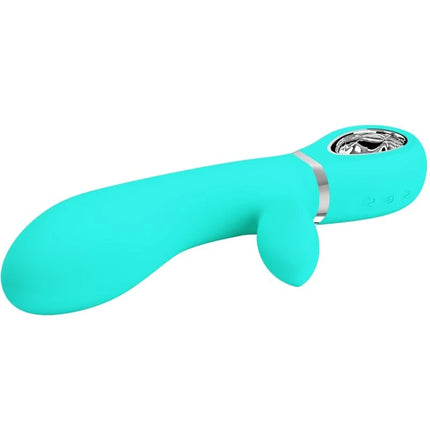 PRETTY LOVE - THOMAS MULTIFUNKTIONS-G-SPOT-VIBRATOR AQUA GREEN - Rabbit-Vibrator