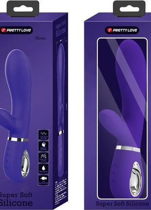 PRETTY LOVE - THOMAS MULTIFUNKTIONS-G-SPOT-VIBRATOR LILA - Rabbit-Vibrator