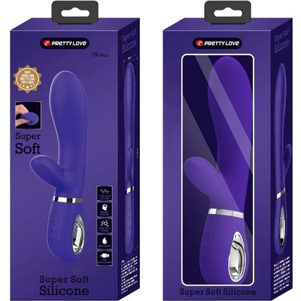 PRETTY LOVE - THOMAS MULTIFUNKTIONS-G-SPOT-VIBRATOR LILA - Rabbit-Vibrator