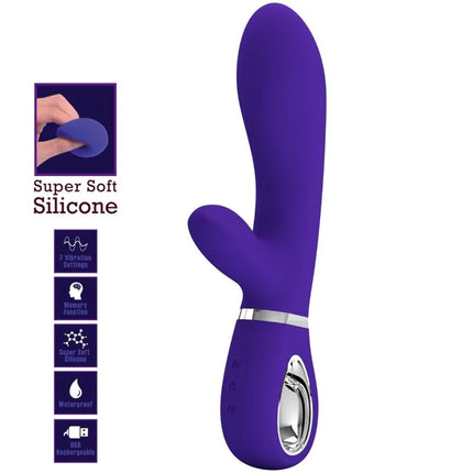 PRETTY LOVE - THOMAS MULTIFUNKTIONS-G-SPOT-VIBRATOR LILA - Rabbit-Vibrator