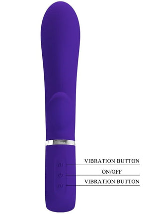 PRETTY LOVE - THOMAS MULTIFUNKTIONS-G-SPOT-VIBRATOR LILA - Rabbit-Vibrator