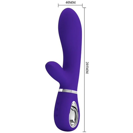PRETTY LOVE - THOMAS MULTIFUNKTIONS-G-SPOT-VIBRATOR LILA - Rabbit-Vibrator