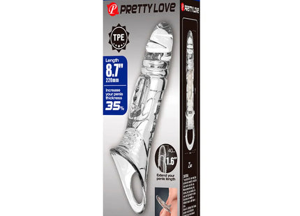 PRETTY LOVE - TRANSPARENTE PENIS-ABDECKUNG