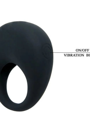 PRETTY LOVE - TRAP VIBRATORRING SCHWARZ - Penisring mit Vibration