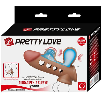PRETTY LOVE - TYRONN PENISHÜLLE MIT AIRBAG - Penishüllen mit Verlängerung