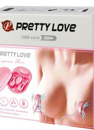 PRETTY LOVE - ÜBERRASCHUNGSBOX ROSA ELEKTROSTIMULATIONSPINZETTE