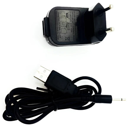 Pretty love usb ladegerät mit kabel schwarze kunststoff steckdose und zwei poliger europäischer stecker