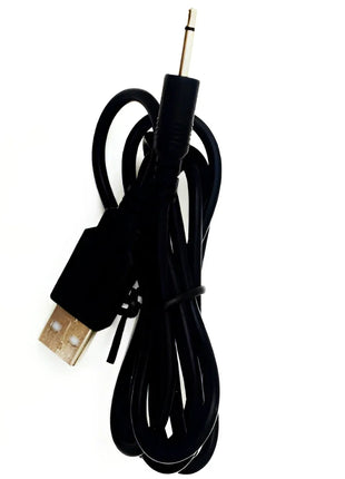 Pretty love usb ladeger mit kabel schwarzes usb-zu-3,5mm audiokabel mit matter oberfläche und goldbeschichteten anschlüssen