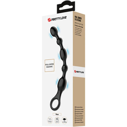 PRETTY LOVE - VAN ANAL BALLS 10 VIBRATIONEN WIEDERAUFLADBARES SILIKON - Analplug