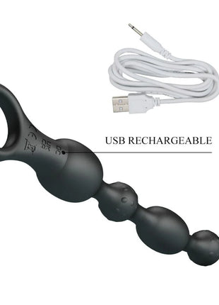 PRETTY LOVE - VAN ANAL BALLS 10 VIBRATIONEN WIEDERAUFLADBARES SILIKON - Analplug