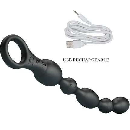 PRETTY LOVE - VAN ANAL BALLS 10 VIBRATIONEN WIEDERAUFLADBARES SILIKON - Analplug