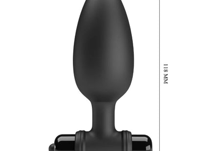 PRETTY LOVE - VIBRA BUTT PLUG 2 ANAL PLUG 10 VIBRATIONEN SCHWARZ - Analplug