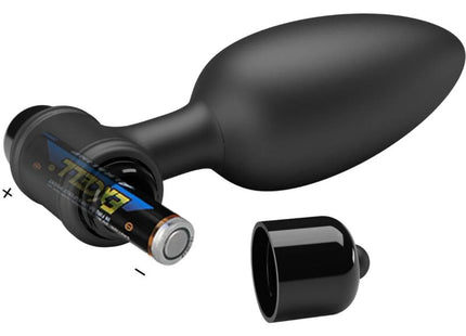PRETTY LOVE - VIBRA BUTT PLUG 2 ANAL PLUG 10 VIBRATIONEN SCHWARZ - Analplug