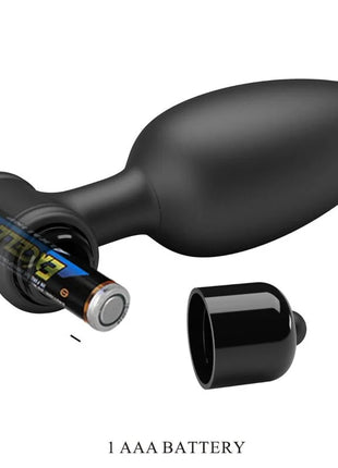 PRETTY LOVE - VIBRA BUTT PLUG 2 ANAL PLUG 10 VIBRATIONEN SCHWARZ - Analplug