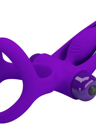 PRETTY LOVE - VIBRATORRING 10 VIBRATIONEN LILA SILIKON - Penisring für Paare