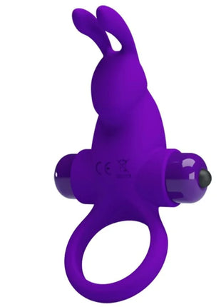 PRETTY LOVE - VIBRATORRING I KANINCHEN FÜR LILA PENIS - Penisring mit Vibration