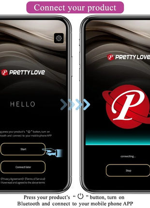 PRETTY LOVE - VIBRIERENDES EI DER NYMPHE APP-GESTEUERT LILA - Vibrierende Kugeln