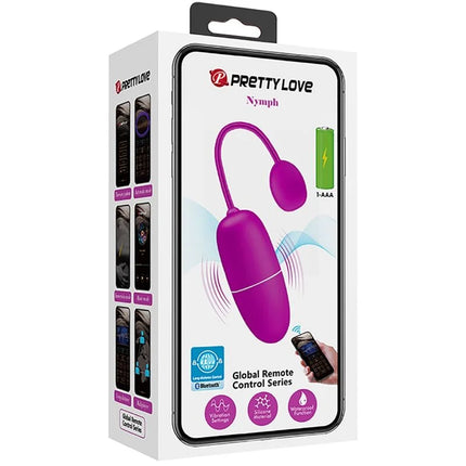 PRETTY LOVE - VIBRIERENDES EI DER NYMPHE APP-GESTEUERT LILA - Vibrierende Kugeln