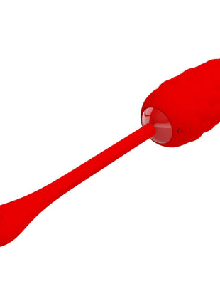 PRETTY LOVE - VIBRIERENDES EI MIT ROTER WIEDERAUFLADBARER MEERESTEXTUR - Vibrierendes Ei