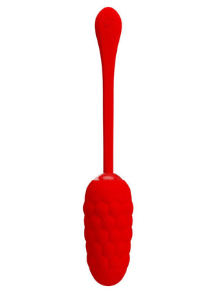 PRETTY LOVE - VIBRIERENDES EI MIT ROTER WIEDERAUFLADBARER MEERESTEXTUR - Vibrierendes Ei