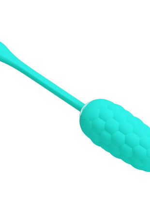 PRETTY LOVE - VIBRIERENDES EI MIT WIEDERAUFLADBARER MEERESTEXTUR IN AQUAGRÜN - Vibrierendes Ei