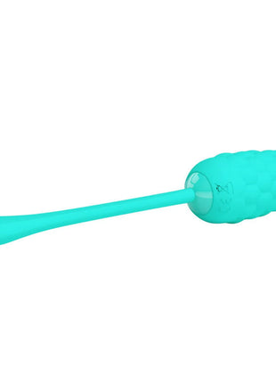PRETTY LOVE - VIBRIERENDES EI MIT WIEDERAUFLADBARER MEERESTEXTUR IN AQUAGRÜN - Vibrierendes Ei