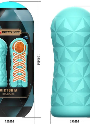 PRETTY LOVE - VICTORIA CASPAR MASTURBATOR AQUA GREEN - Ei-Masturbator