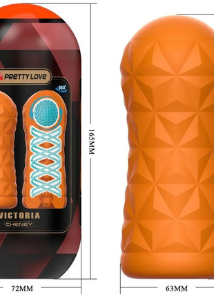 PRETTY LOVE - VICTORIA CHENEY MASTURBATOR ORANGE - Ei-Masturbator