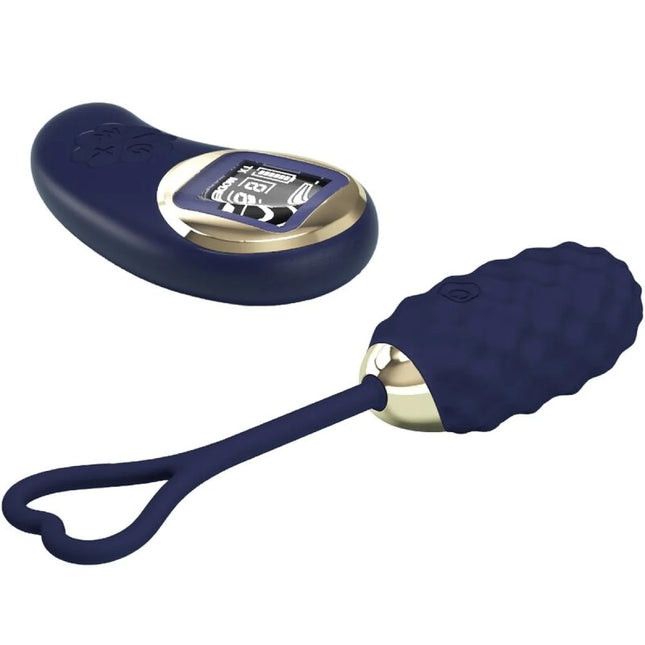 PRETTY LOVE - VIVIAN BLUE VIBRATIONS-EI MIT FERNBEDIENUNG - Vibrierendes Ei